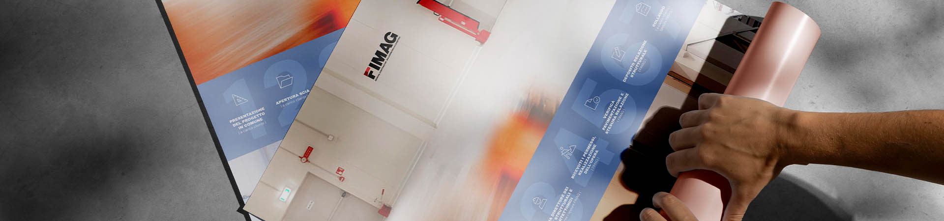 Poster per FIMAG: branding industriale e comunicazione visiva su misura